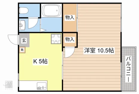 メゾン叶【205号室】の間取り