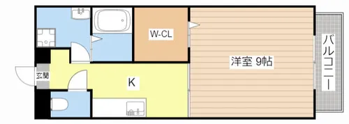 シャルマン愛知川【101号室】の間取り