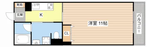 ヴィア夢木香近江八幡Ⅰ【204号室】の間取り