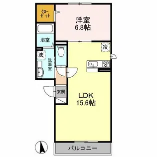 パークウエスト住吉公園【1階】の間取り