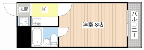 フェイディアス【507号室】の間取り