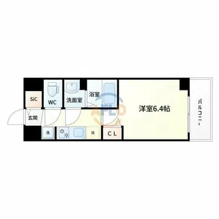 プレサンスブルーム東三国【9階】の間取り