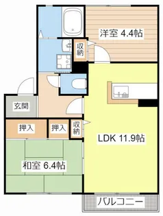 アイランド22【0202号室】の間取り