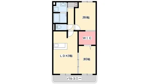 ファンド香呂【4階】の間取り