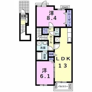 オータンネンバウム01【2階】の間取り