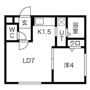 フェーラシュヴァル南円山【2階】の間取り