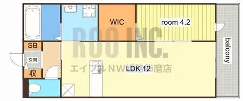 グランツ北条【2階】の間取り