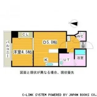 ミ・ピアーチェ学園前【904号室】の間取り