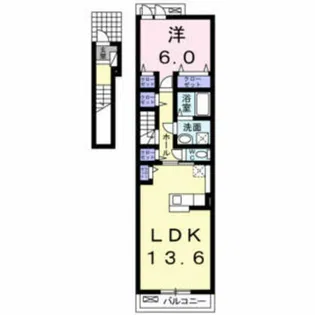 ラフレシール【2階】の間取り