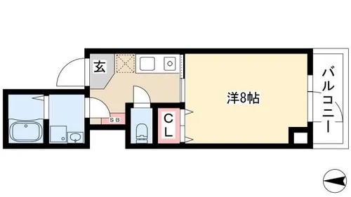 サン・錦本町ビル【10階】の間取り
