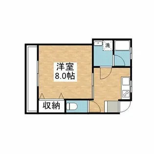 サンパーク【101号室】の間取り