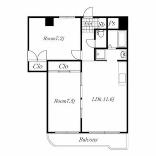 G1ビル牧の里【4階】の間取り