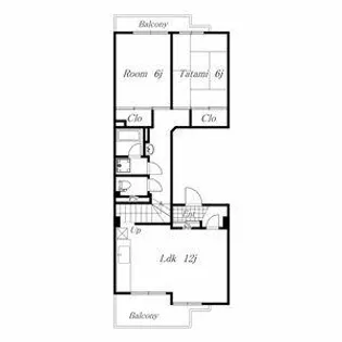 中富住宅E棟【E-904号室】の間取り