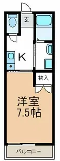 ピュア平草【B号室】の間取り