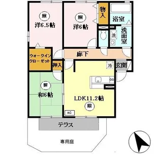さくらハイツ B【1階】の間取り