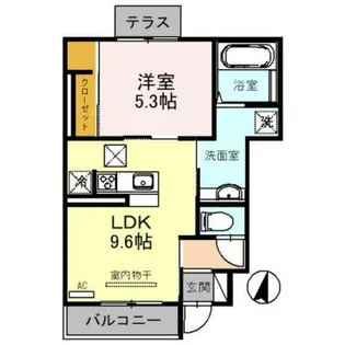 COCOシャカ堂【1階】の間取り