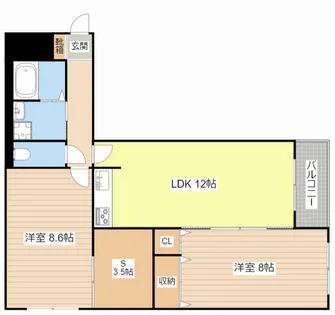 ハートフルマンションVenere【3階】の間取り