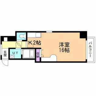 クレステージ北32【205号室】の間取り