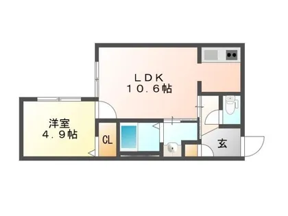 B bloom 14【3階】の間取り