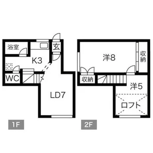 ベルデK【1階】の間取り