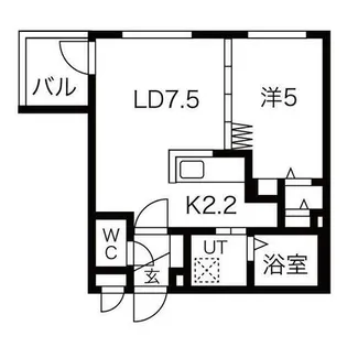 ESTOR琴似【3階】の間取り