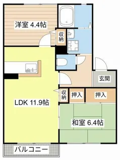 アイランド22【0206号室】の間取り