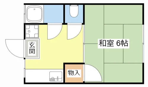 ハイツ春【12号室】の間取り
