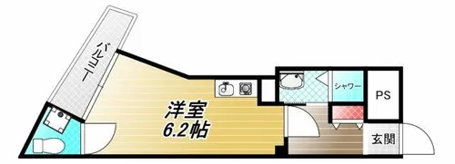 大阪府八尾市北本町2丁目【マンション】の間取り