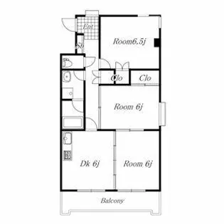 ハイツオーガスタ【3階】の間取り
