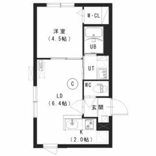 新築)ラグジースペースS13【103号室】の間取り