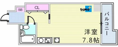学が丘カレッジハイツ【701A号室】の間取り