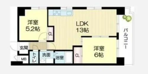 ロイヤルコーポ姫路栗山町【904号室】の間取り