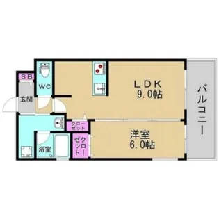 ドルフ今里駅前【5階】の間取り