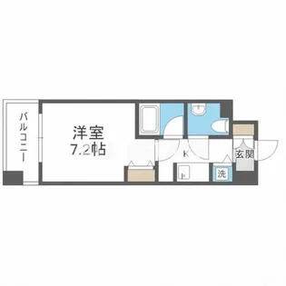 アヴァンセクール京橋南【2階】の間取り