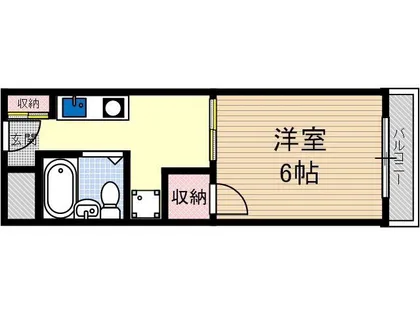 タイガーマンション【4階】の間取り