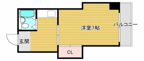 WEST VILLAGE【2階】の間取り