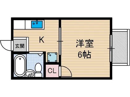 ビブレ1【1階】の間取り