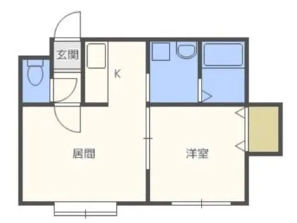 LEE SPACE 北48条【3階】の間取り