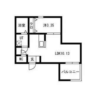 カーササクラーレ【3階】の間取り