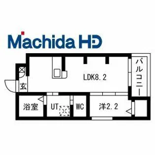 杭瀬寺島シーエム・ドゥ【1FCM号室】の間取り