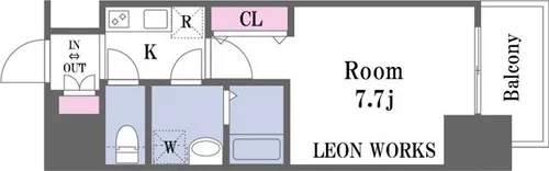 ベイサイドパークOSAKAサウスレジデンシス【8階】の間取り