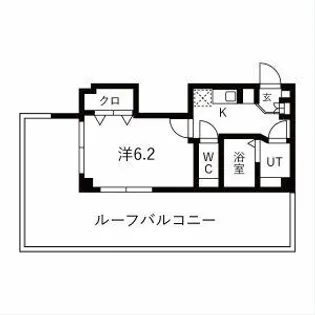 AビルNo.2【503号室】の間取り