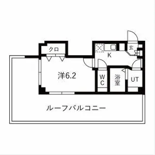 AビルNo.2【503号室】の間取り
