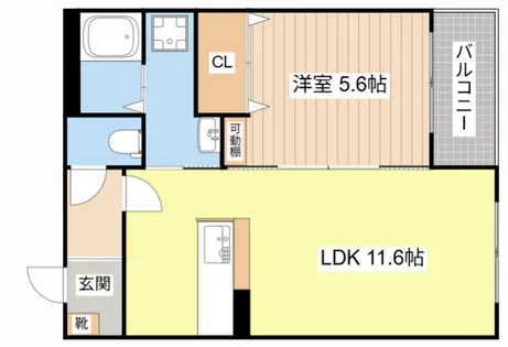 ハートフルHYAKUEI【3階】の間取り