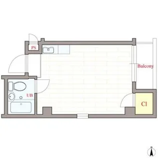 エレガンスコーポⅡ【5階】の間取り