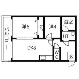 レピュート平岸【3階】の間取り