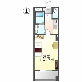 リバパレス鶴舞【308号室】の間取り