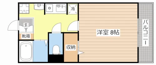 ウィングヒルズ笠山【A号室】の間取り