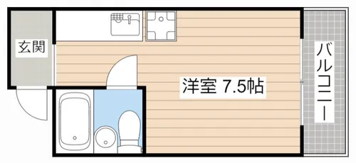 シャトレービル【302号室】の間取り