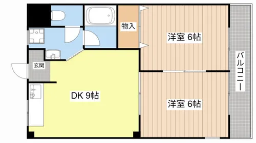 敷島第3マンション【206号室】の間取り